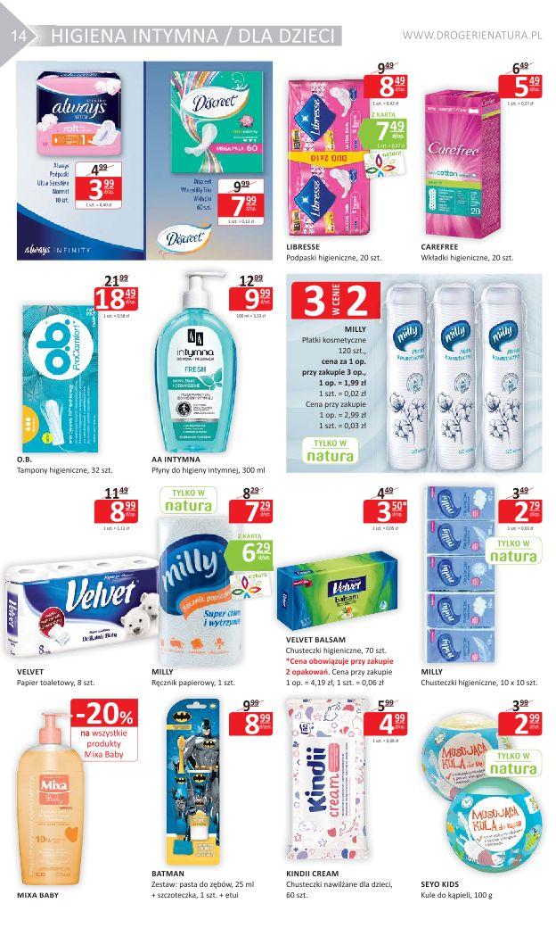 Gazetka promocyjna Drogerie Natura str. 14