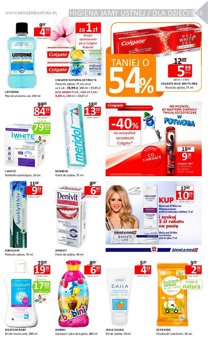 Gazetka promocyjna Drogerie Natura str. 15