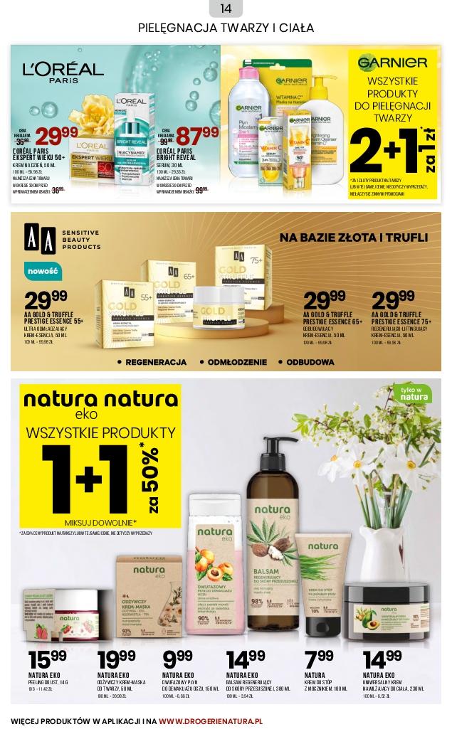 Gazetka promocyjna Drogerie Natura str. 14