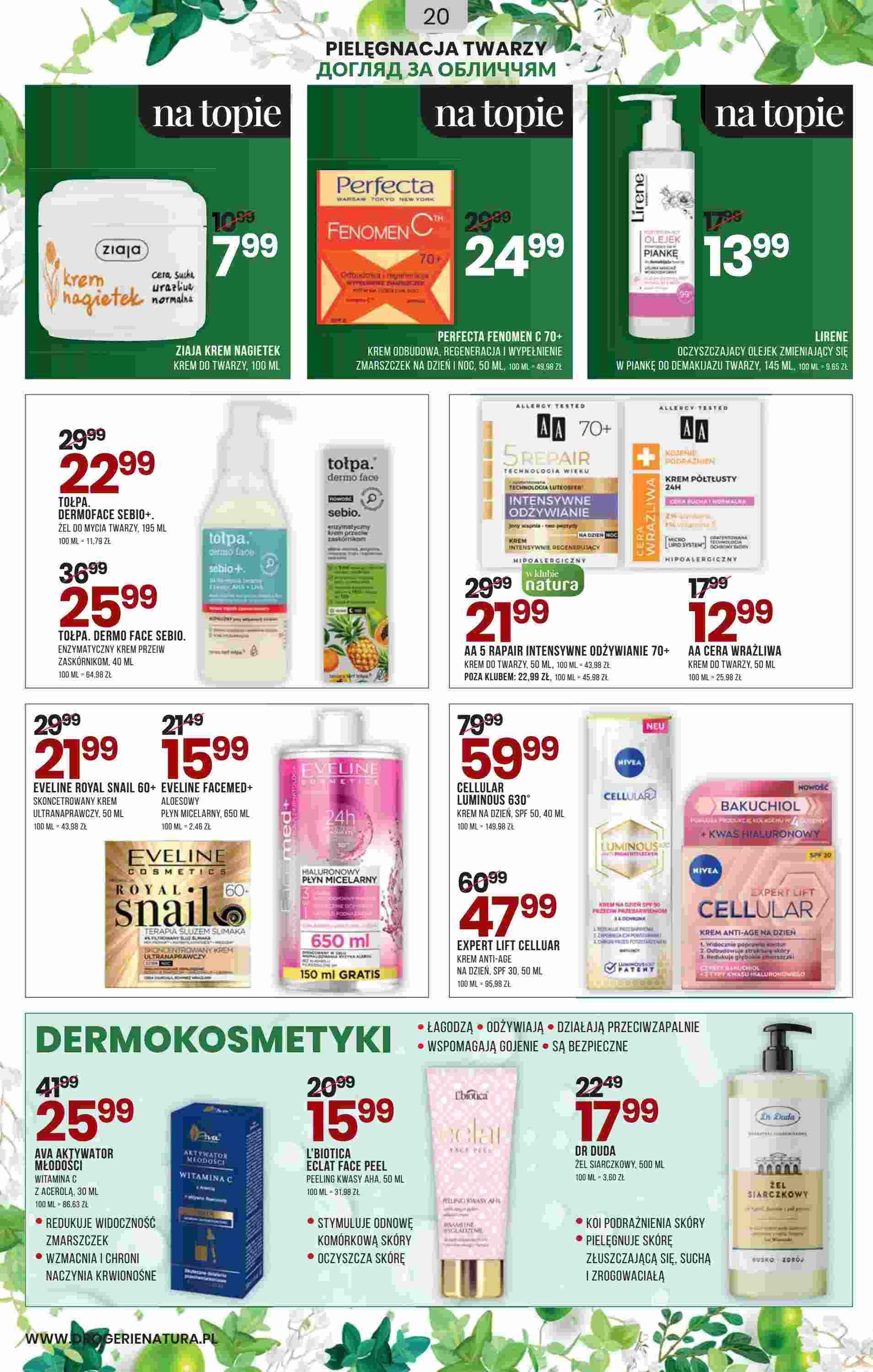 Gazetka promocyjna Drogerie Natura str. 20