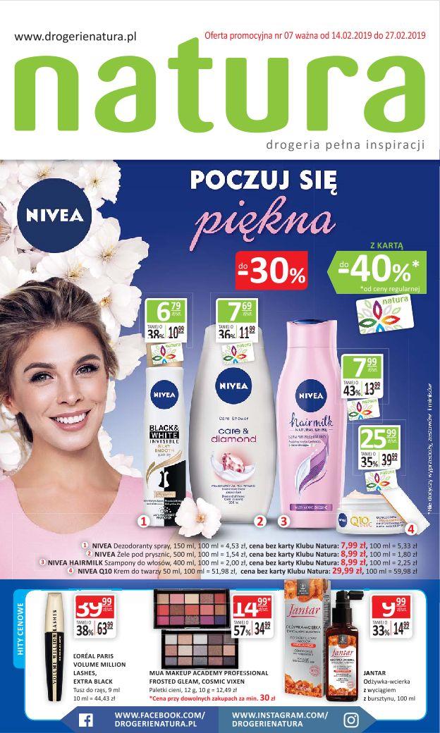 Gazetka promocyjna Drogerie Natura str. 1