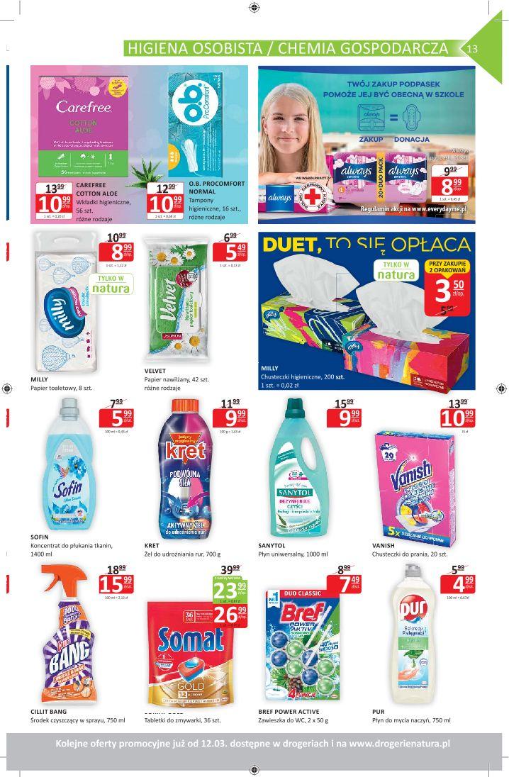 Gazetka promocyjna Drogerie Natura str. 13