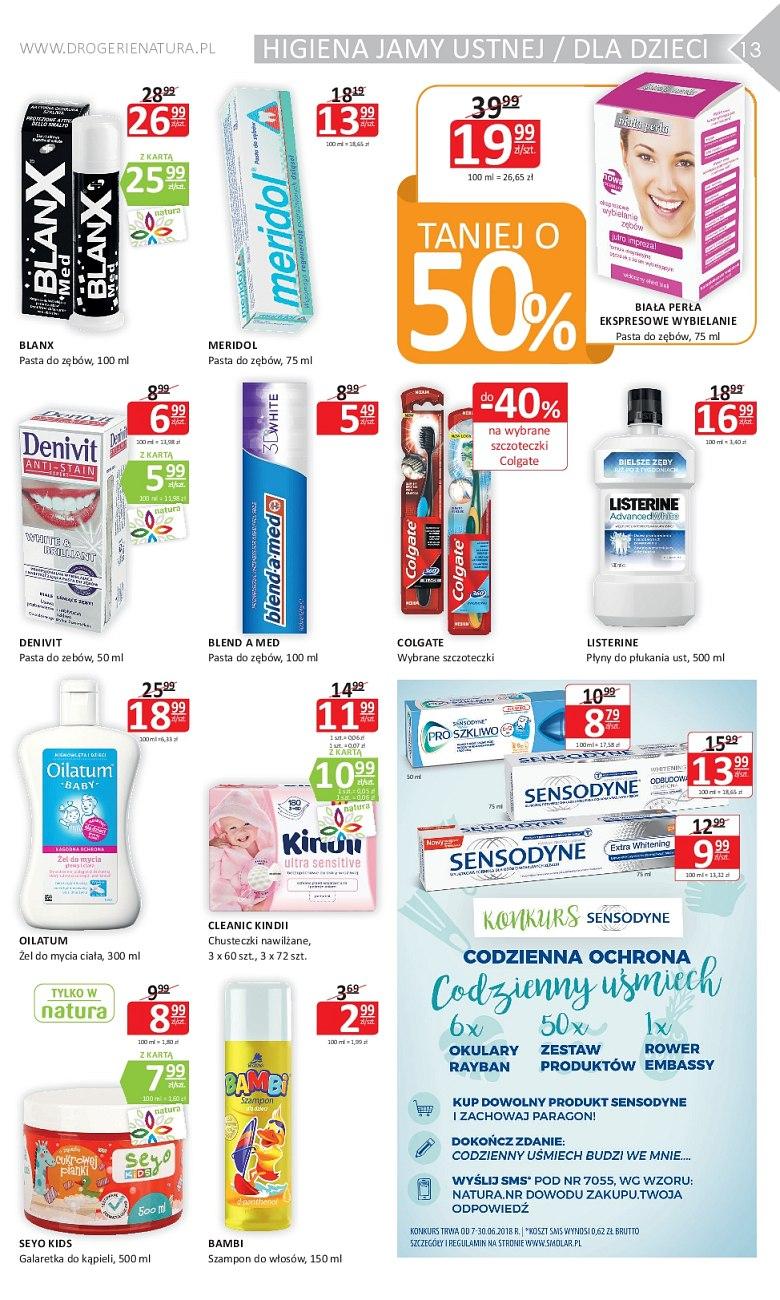 Gazetka promocyjna Drogerie Natura str. 13