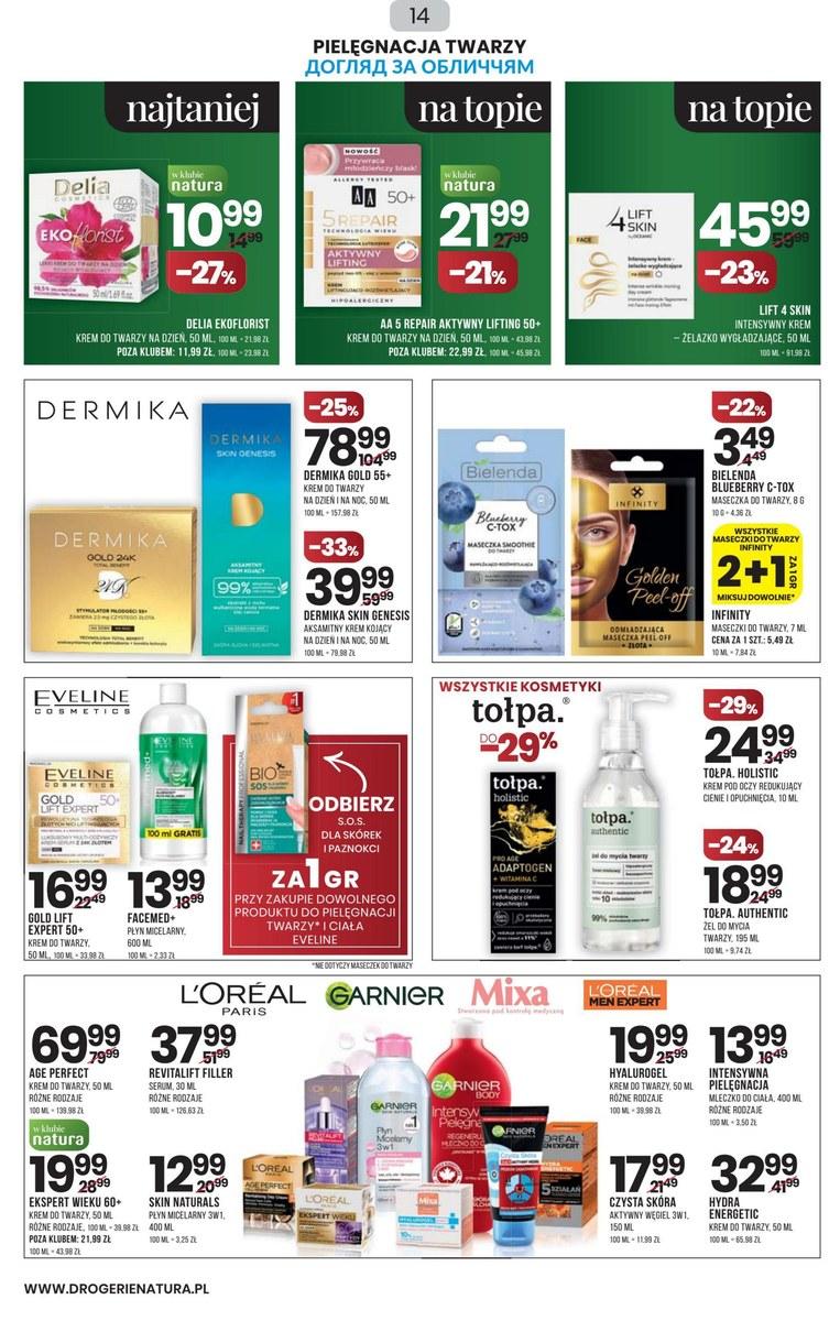 Gazetka promocyjna Drogerie Natura str. 14
