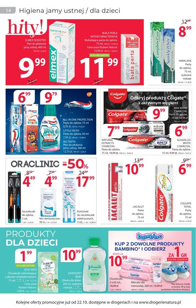 Gazetka promocyjna Drogerie Natura str. 14