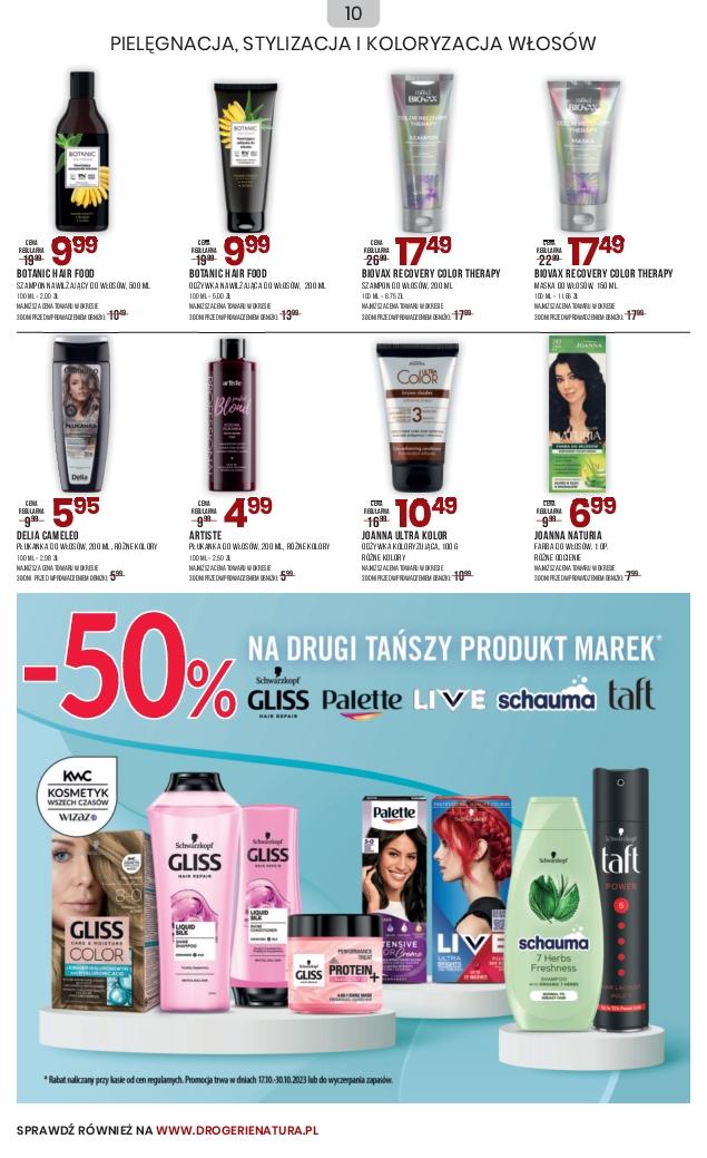 Gazetka promocyjna Drogerie Natura str. 10