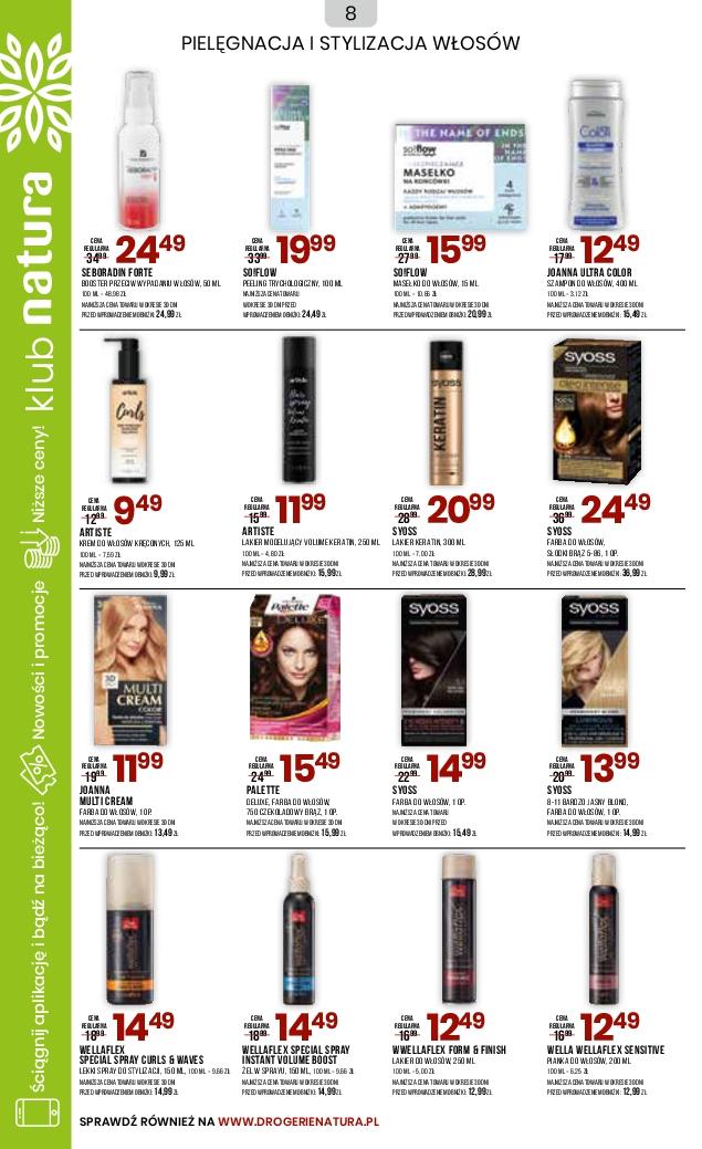 Gazetka promocyjna Drogerie Natura str. 8