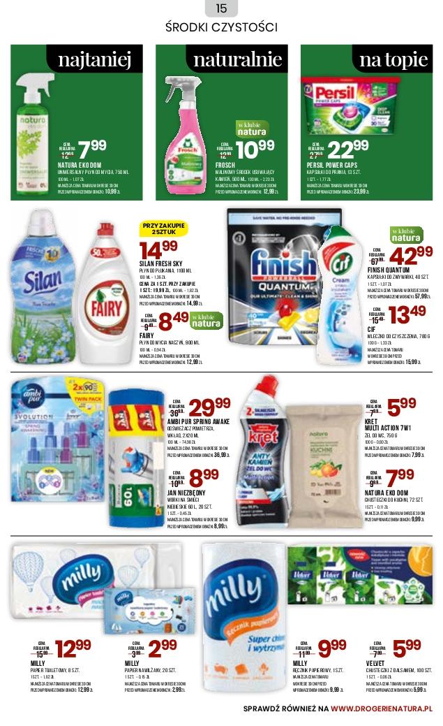 Gazetka promocyjna Drogerie Natura str. 15