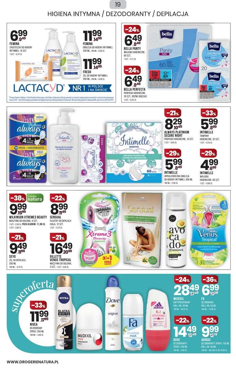 Gazetka promocyjna Drogerie Natura str. 19