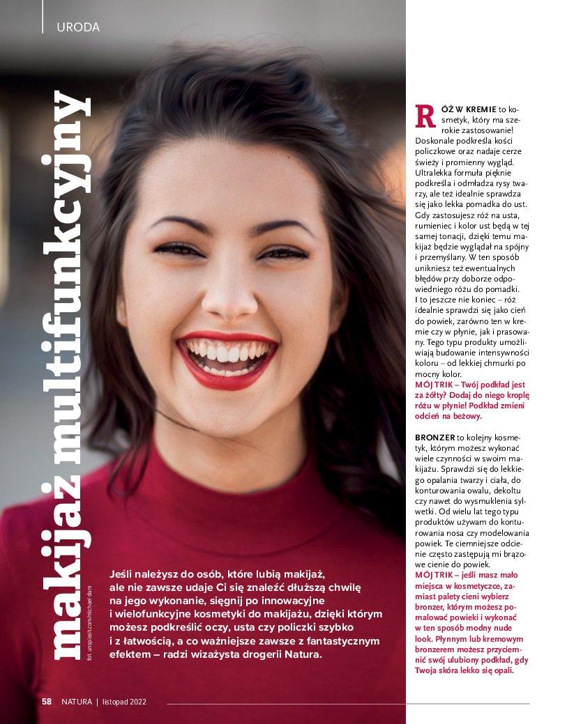 Gazetka promocyjna Drogerie Natura str. 58