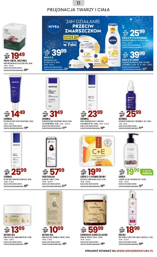 Gazetka promocyjna Drogerie Natura str. 13