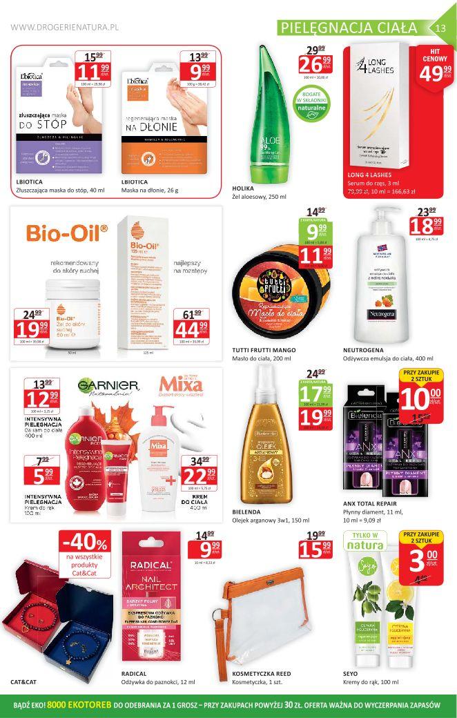 Gazetka promocyjna Drogerie Natura str. 13