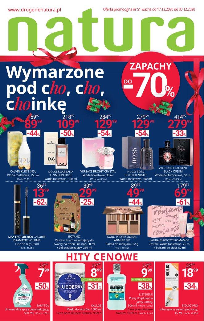 Gazetka promocyjna Drogerie Natura str. 1