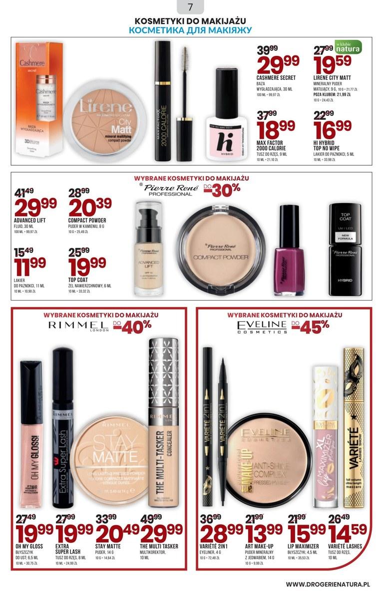 Gazetka promocyjna Drogerie Natura str. 7
