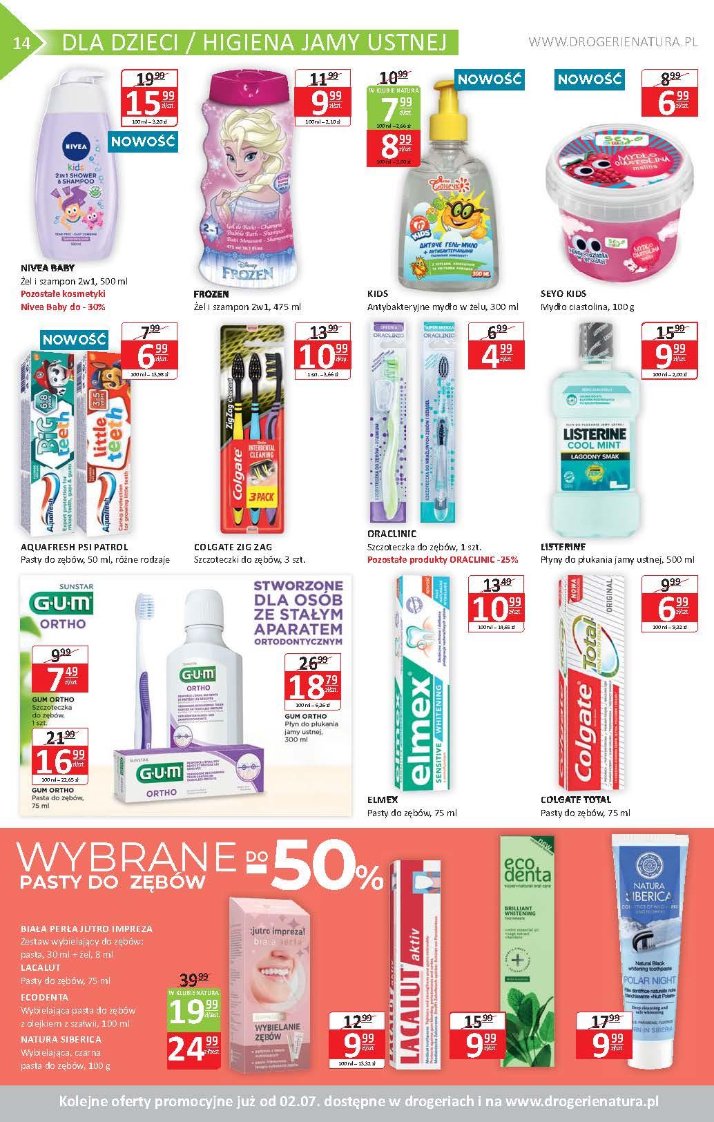 Gazetka promocyjna Drogerie Natura str. 14