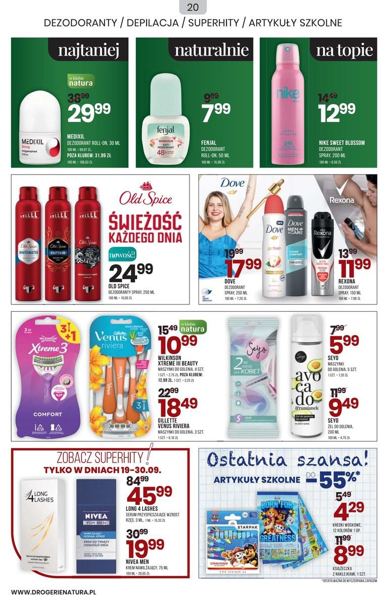 Gazetka promocyjna Drogerie Natura str. 20