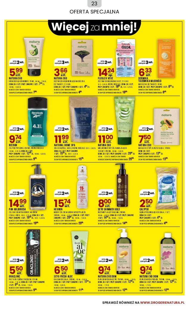 Gazetka promocyjna Drogerie Natura str. 23
