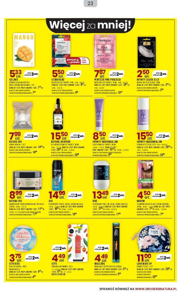 Gazetka promocyjna Drogerie Natura str. 23