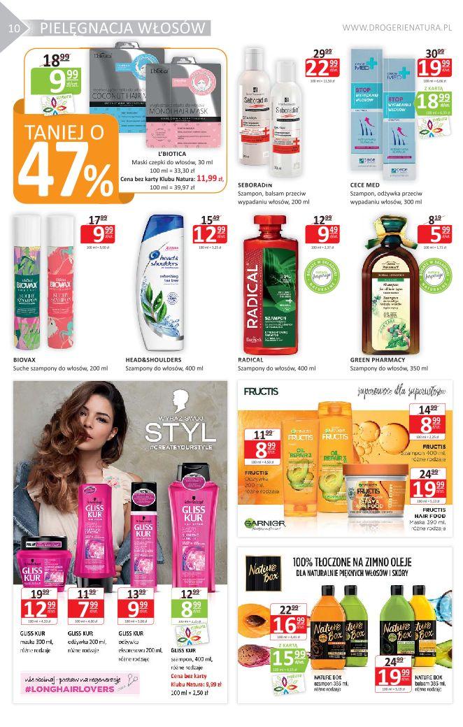 Gazetka promocyjna Drogerie Natura str. 10