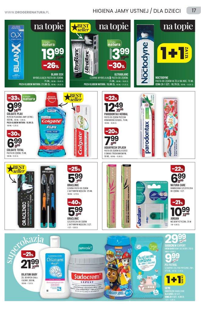 Gazetka promocyjna Drogerie Natura str. 17