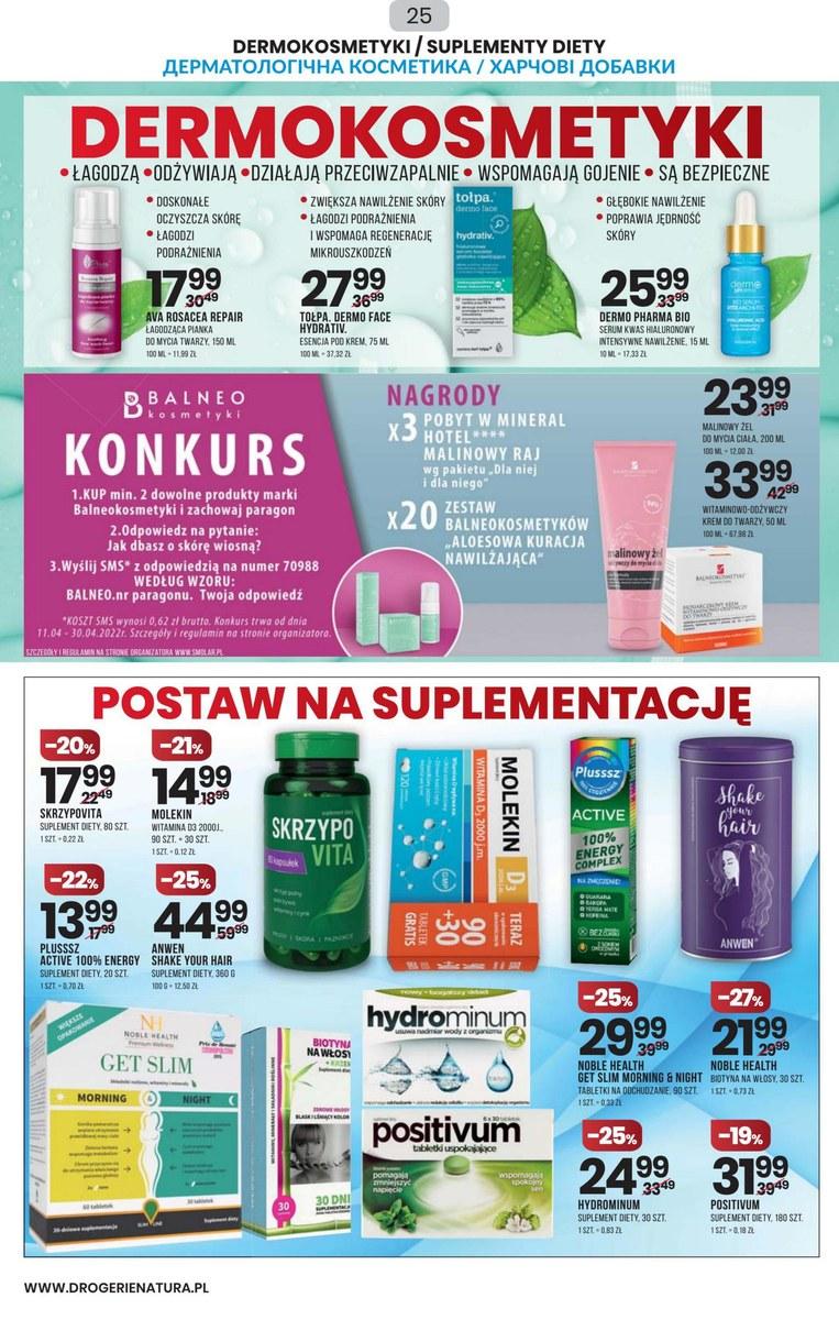 Gazetka promocyjna Drogerie Natura str. 25