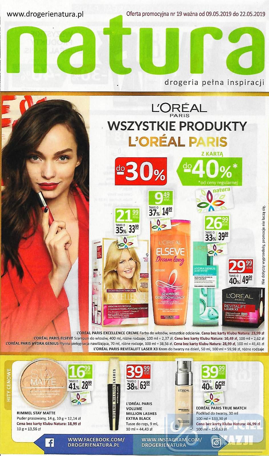 Gazetka promocyjna Drogerie Natura str. 1