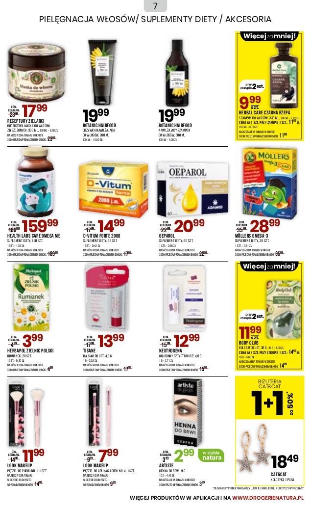 Gazetka promocyjna Drogerie Natura str. 7