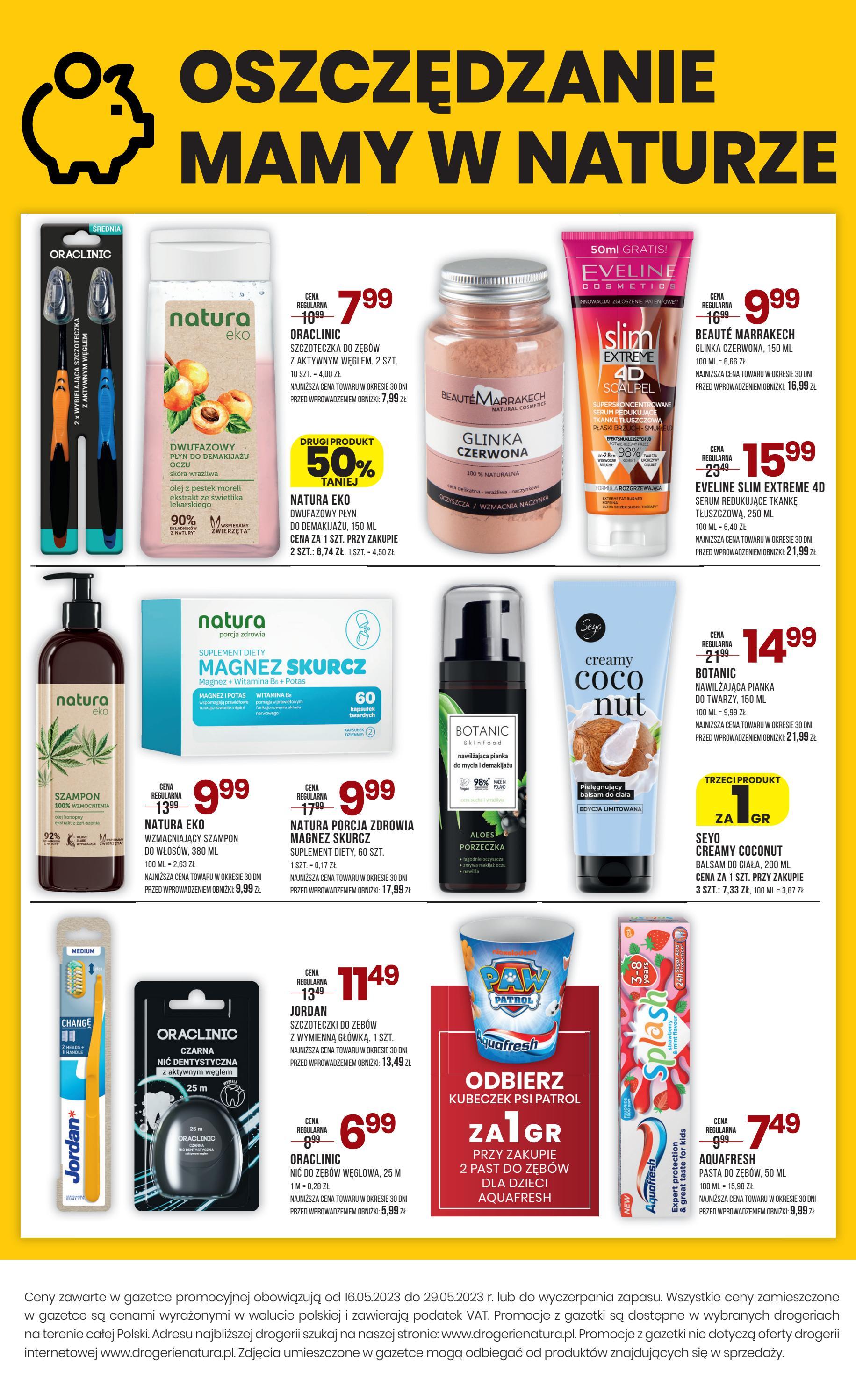 Gazetka promocyjna Drogerie Natura str. 16