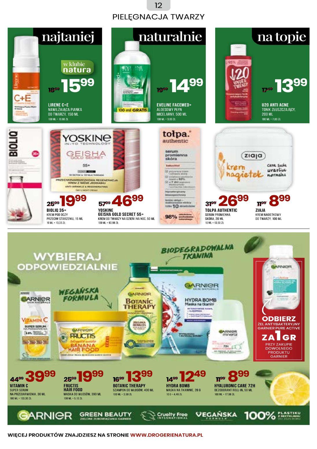 Gazetka promocyjna Drogerie Natura str. 12