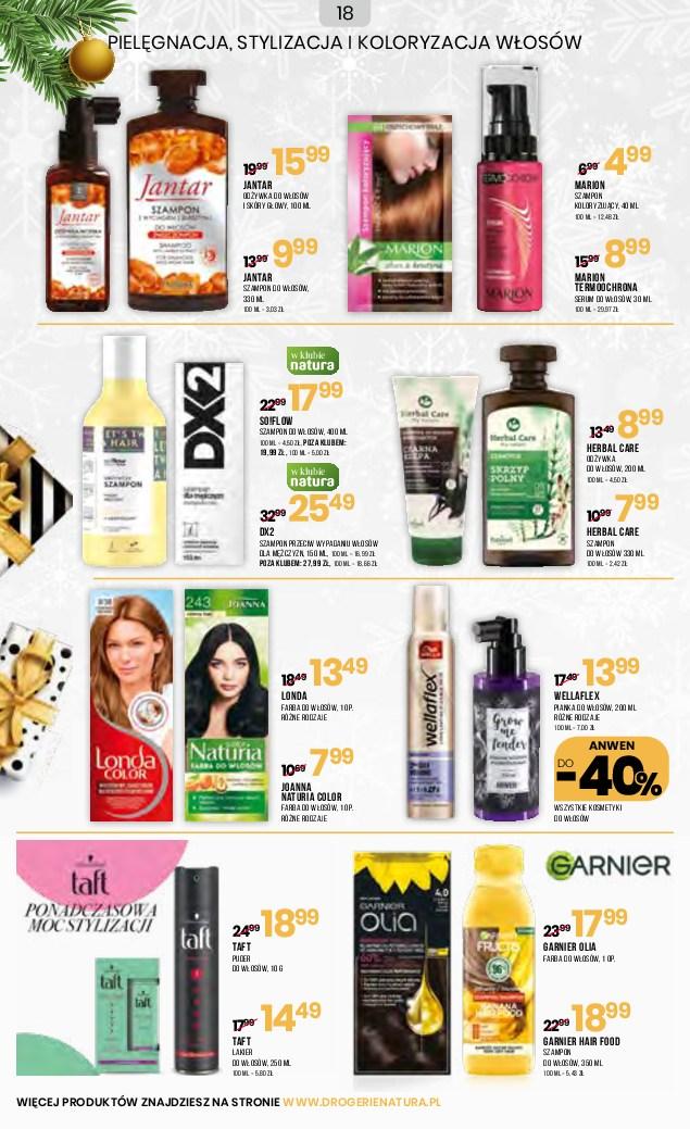 Gazetka promocyjna Drogerie Natura str. 18