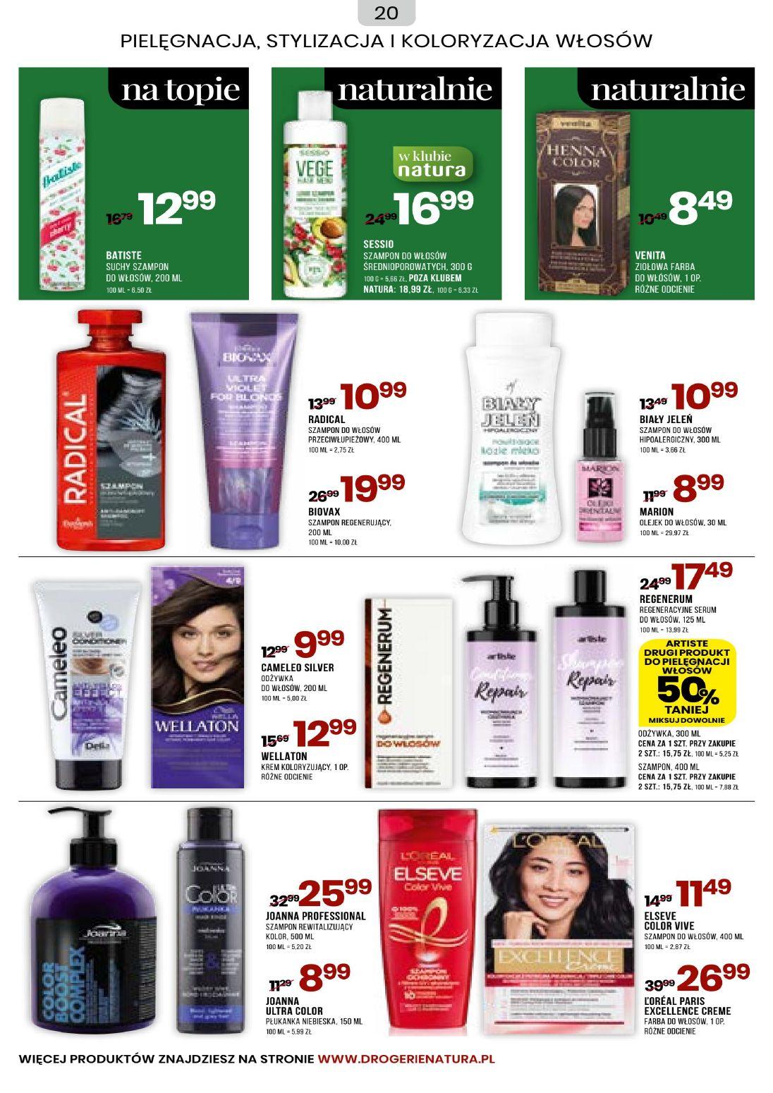 Gazetka promocyjna Drogerie Natura str. 20