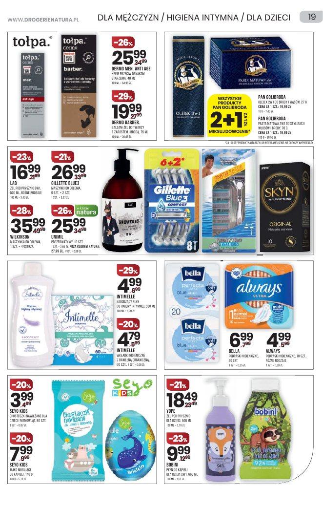 Gazetka promocyjna Drogerie Natura str. 19