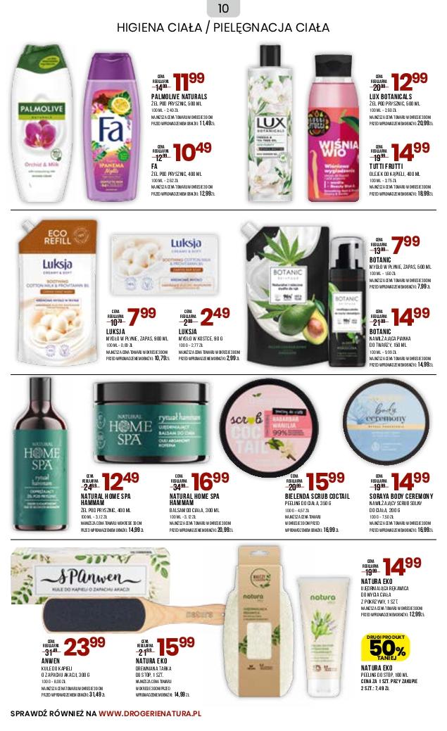 Gazetka promocyjna Drogerie Natura str. 10