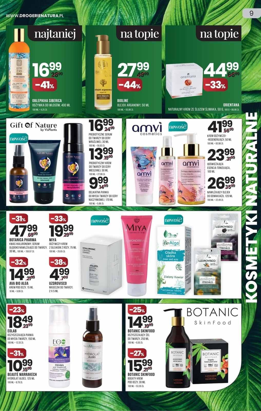 Gazetka promocyjna Drogerie Natura str. 9
