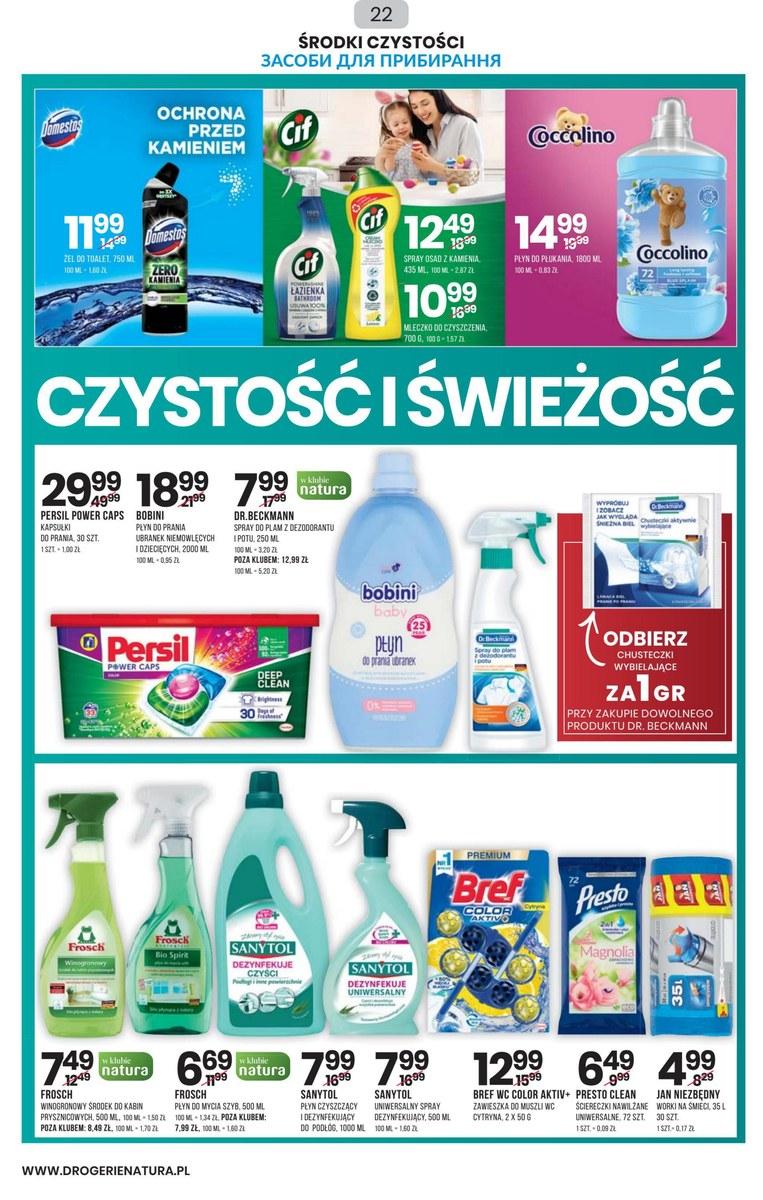 Gazetka promocyjna Drogerie Natura str. 22