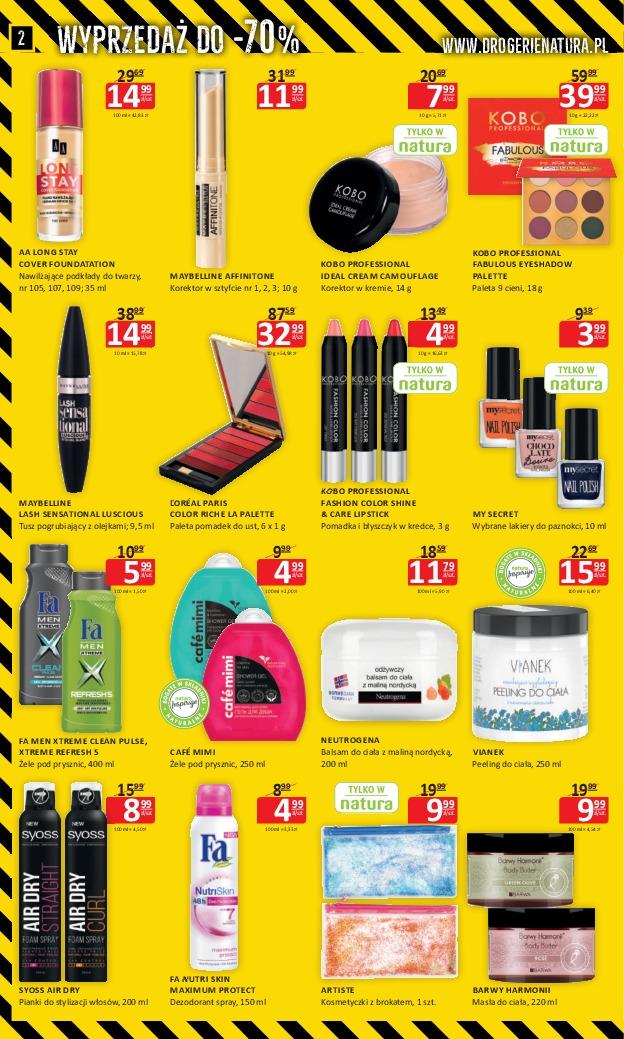 Gazetka promocyjna Drogerie Natura str. 2