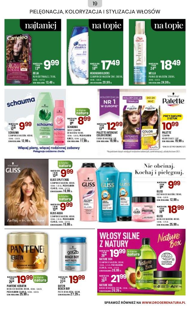 Gazetka promocyjna Drogerie Natura str. 19
