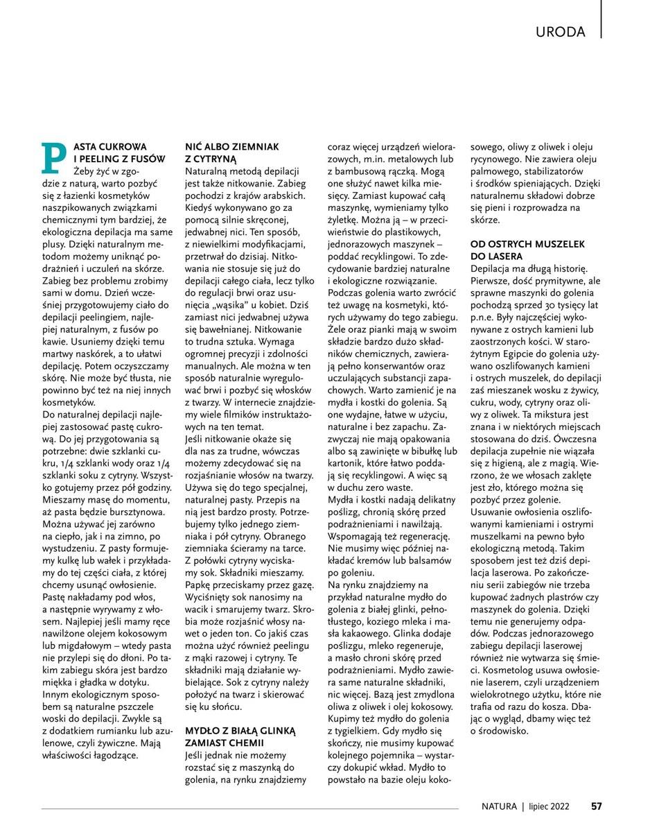 Gazetka promocyjna Drogerie Natura str. 57