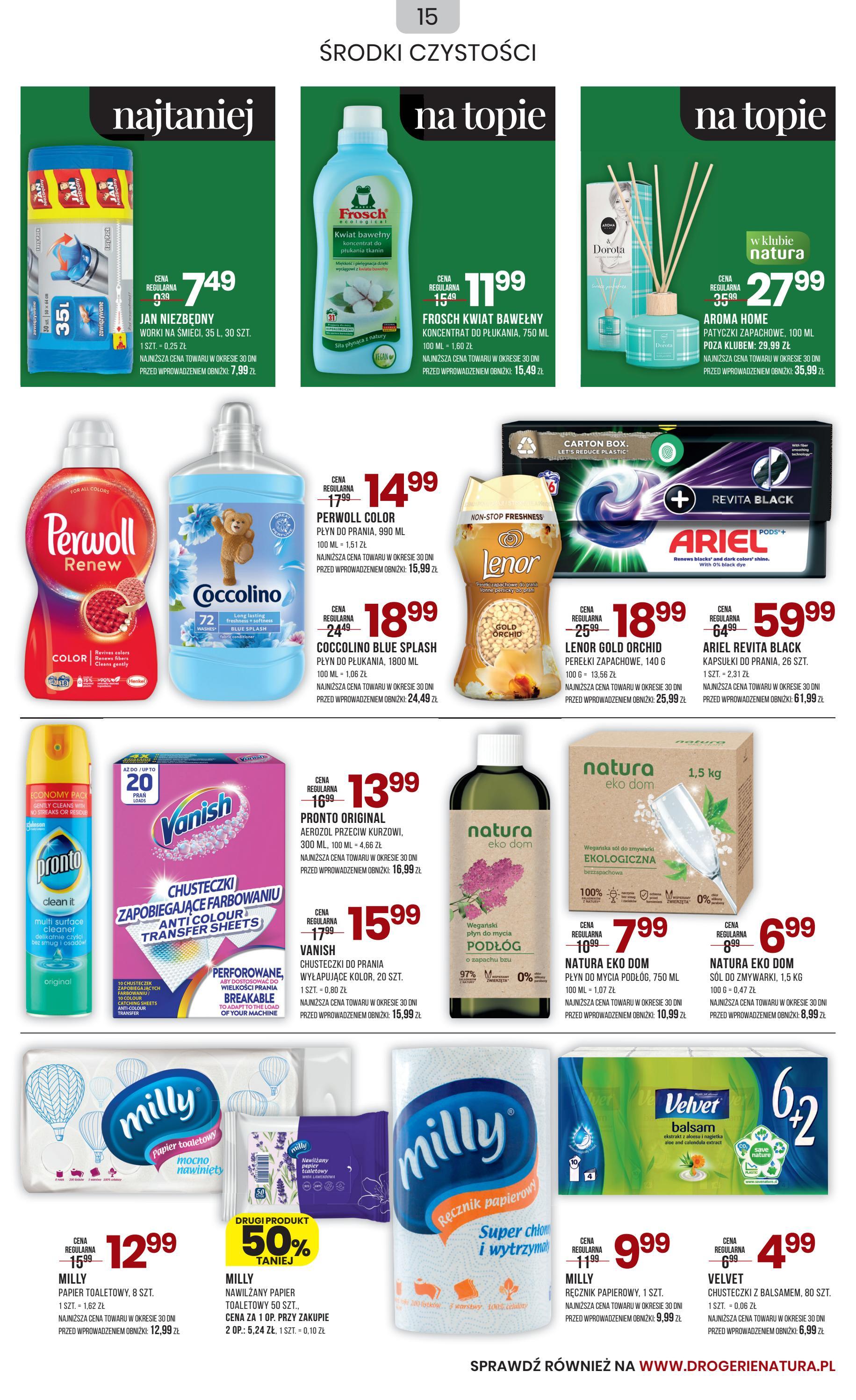 Gazetka promocyjna Drogerie Natura str. 15