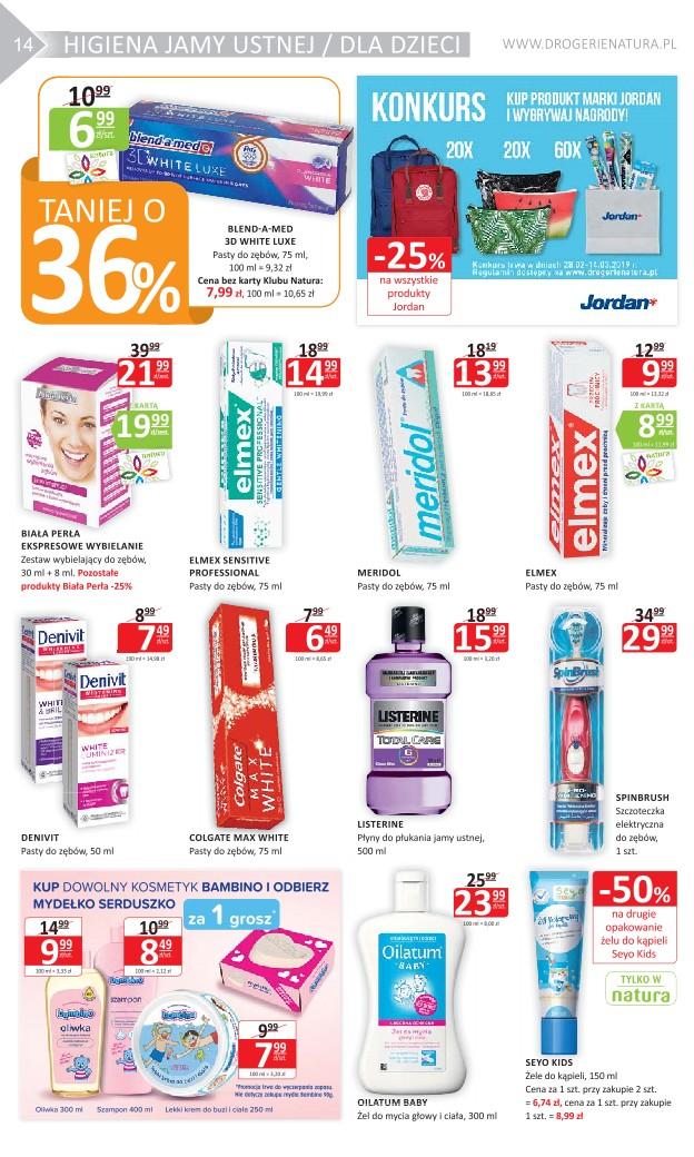 Gazetka promocyjna Drogerie Natura str. 14
