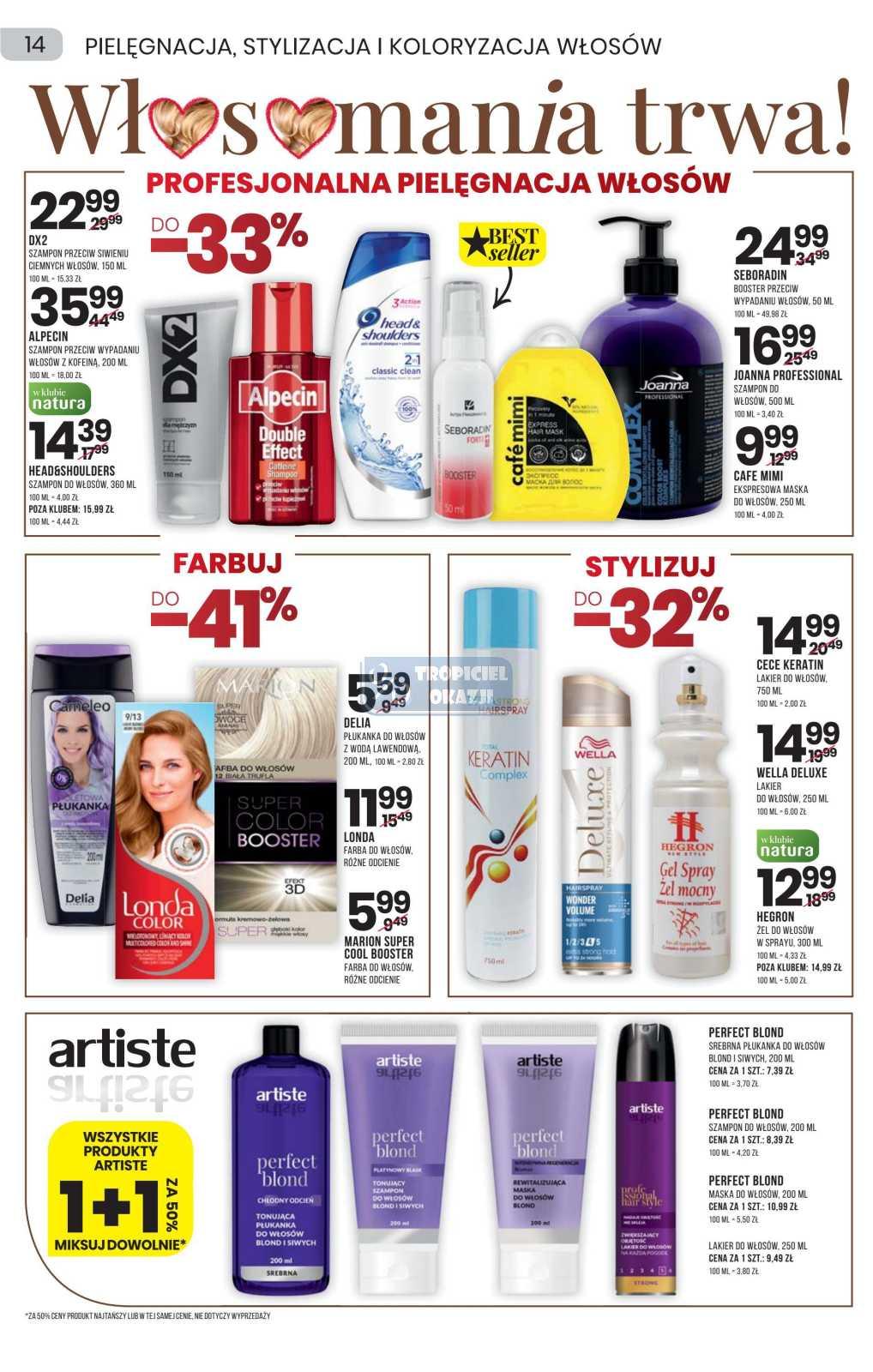 Gazetka promocyjna Drogerie Natura str. 14