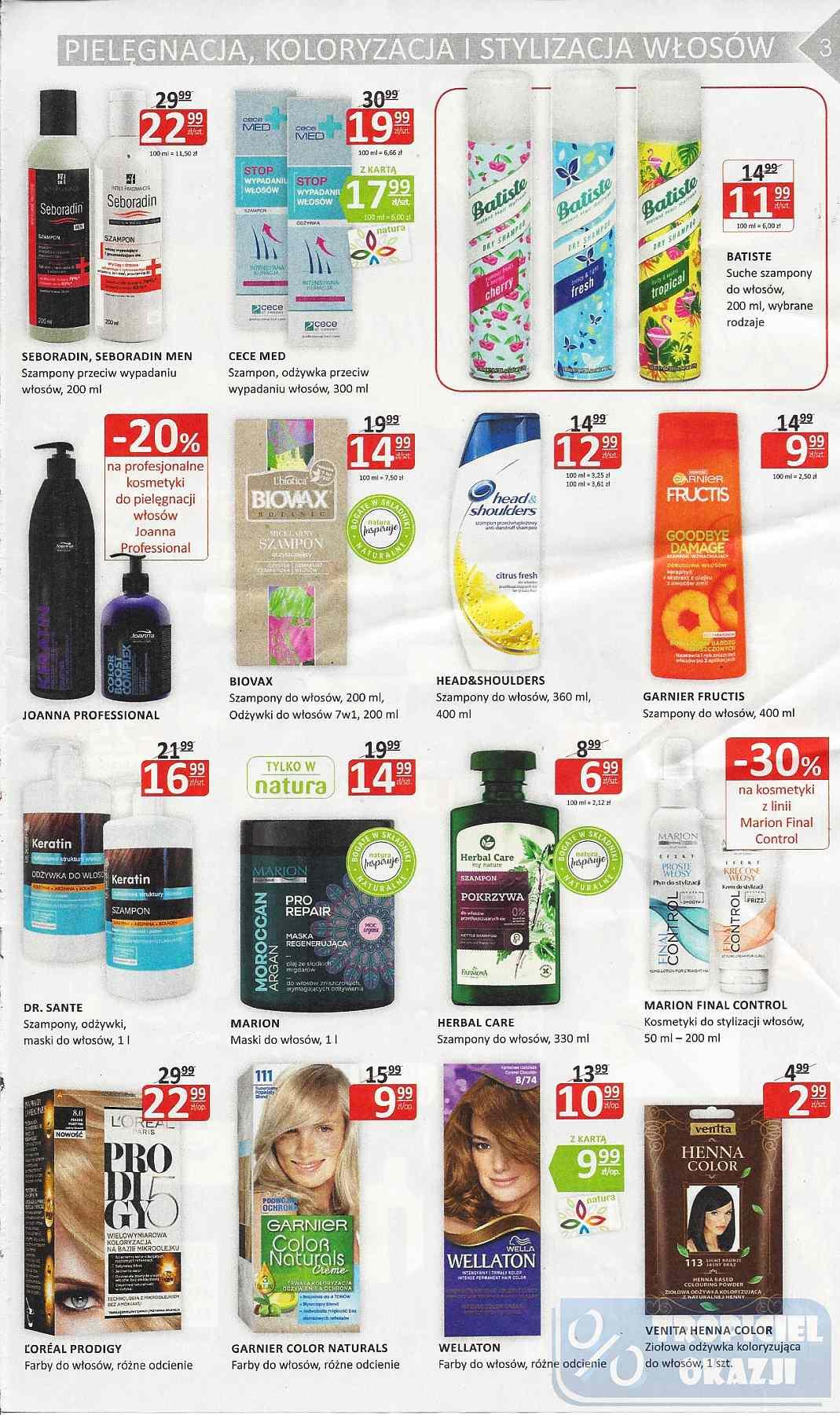 Gazetka promocyjna Drogerie Natura str. 3