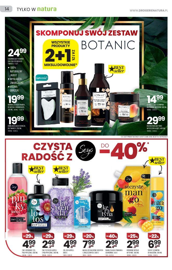 Gazetka promocyjna Drogerie Natura str. 14