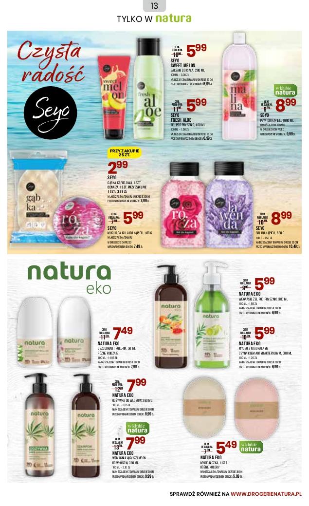 Gazetka promocyjna Drogerie Natura str. 13
