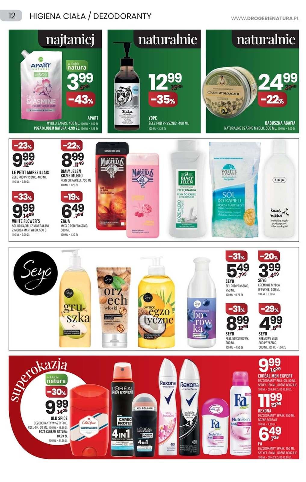 Gazetka promocyjna Drogerie Natura str. 12