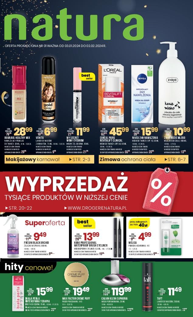 Gazetka promocyjna Drogerie Natura str. 1