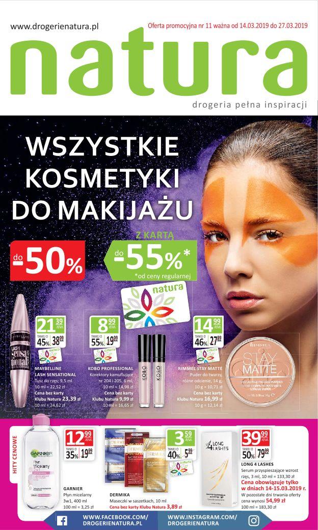 Gazetka promocyjna Drogerie Natura str. 1